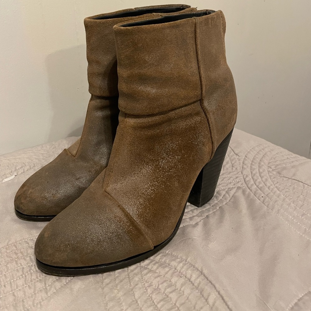 Rag and Bone New York Genuine Leather Boots, Women’s Size 8.5